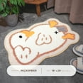 thumbnail image 2 of Goose Bath Mats, Microfiber Absorbent Bathroom Rugs with Non Slip Backing, Ultra Soft Bathroom Floor Mat Kitchen Bedroom Living Room Carpet, Kids Room Mat, 18" x 25", 2 of 7