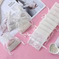 thumbnail image 4 of tredstone Drawstring Bags Slub Yarn Jewelry Pouches Candy Container Drawable Wedding Party Favor Holder, 4 of 6