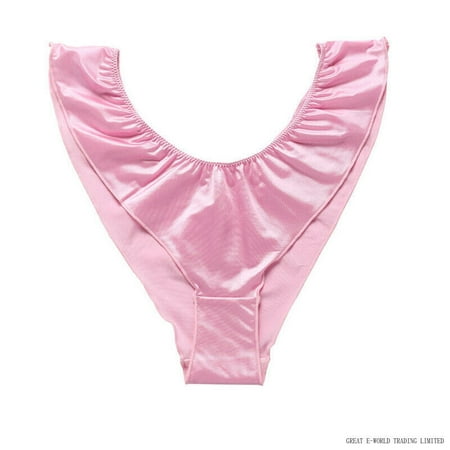 

Women Sexy Satin Briefs Low Waist Thongs Knickers Panties Lingerie Underwear New