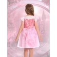 thumbnail image 4 of Disfraz de Halloween Marendyee Pink Witch para niñas de 7 a 8 años, 4 of 7