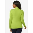 thumbnail image 2 of Jessica London Women's Plus Size Ribbed Cotton Turtleneck Sweater, 2 of 4