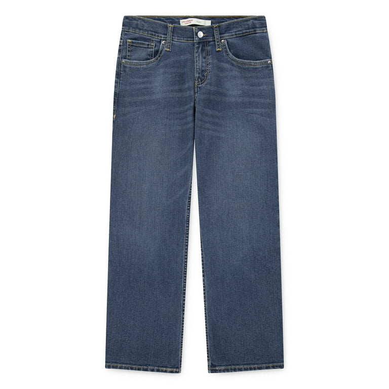 Levi Strauss Signature Boys Relaxed Stretch Jeans, Sizes 4-18