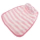 thumbnail image 4 of qimpservices Toalla de mano de forro polar coral para colgar en la pared Lindo lazo Baberos para niños Raya rosa, 4 of 8