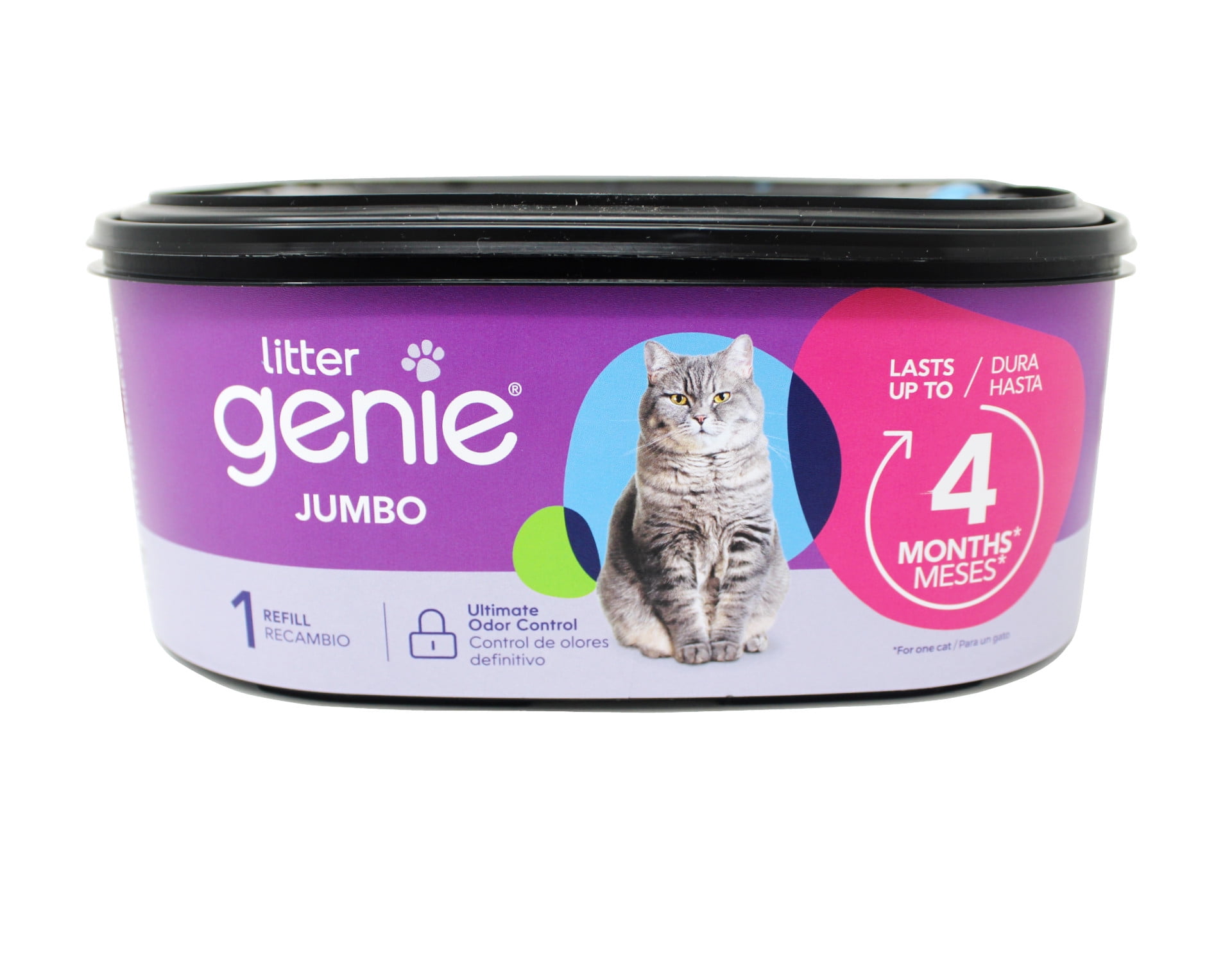 Litter Genie Jumbo Refill, 28ft, 1 Count - 6 Pack