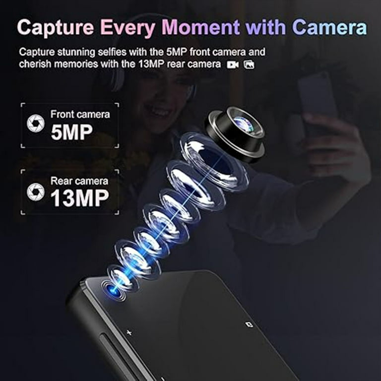 Fanvace M36 Android13 DAP 128GB SD付 Fanvace 80GB MP3 Player with Bluetooth WiFi 4-Inch Touch Screen