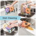 thumbnail image 2 of Yayeee 6 Pack Kitchen Dish Cloths for Washing Dishes Soft Absorbent Microfiber Towels, Bright Flowers, 2 of 9