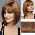 thumbnail image 2 of gotofar Women's Fashion Beauty Synthetic Wigs Bobo Short Straight Hair Cosplay Wigs, 2 of 8
