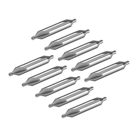 

Combined Drills Metric Plain Type 3mm x 8mm 6542 HSS Countersinks 10 pcs
