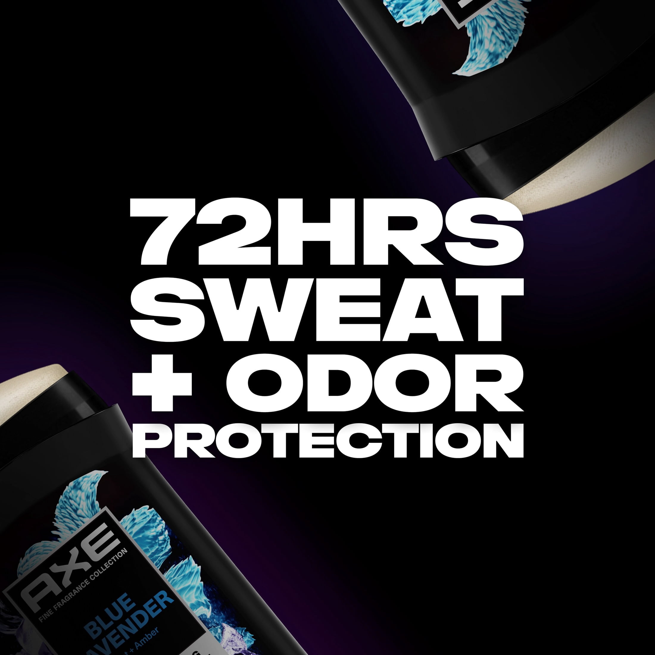AXE Fine Fragrance Collection Antiperspirant Deodorant for Men Blue Lavender 72 Hour Sweat & Odor Protection, 2.6 oz
