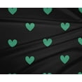 thumbnail image 5 of oneOone Polyester Lycra Black Fabric Hearts Diy Clothing Quilting Fabric Print Fabric By Yard 56 Inch Wide, 5 of 6