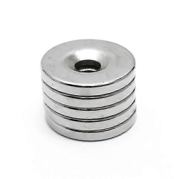 Adet/Takm Delikli Dairesel Guçlu NdFeB Mknats Ekipman ve Kendin Yap Oyuncaklar Iin, Boyut : 20 x 3mm_mukemmel Hediye