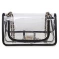 thumbnail image 3 of Bolso cuadrado pequeño para mujer con zócalo divertido, bolso para teléfono, bolsos de hombro (negro) Tmvgtek Oficina Multiescena Multifunción, 3 of 8