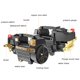 thumbnail image 4 of Máquina de lavado de autos para el hogar Artefacto de alta presión 220 V Pequeña máquina de limpieza portátil Pistola de agua para lavado de autos Bomba de agua de alta potencia 4800 W, 4 of 4
