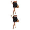 thumbnail image 4 of Guardurnaity de mujer Moda portátil Casual Flexible Bohemio Transpirable Vacaciones de verano Compras al aire libre Faldas de playa Type4 NO4, 4 of 6