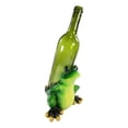 thumbnail image 5 of Ebros Rainforest Green Frog Grog Toad Piggybacking Wine Holder Caddy Figurine, 5 of 8