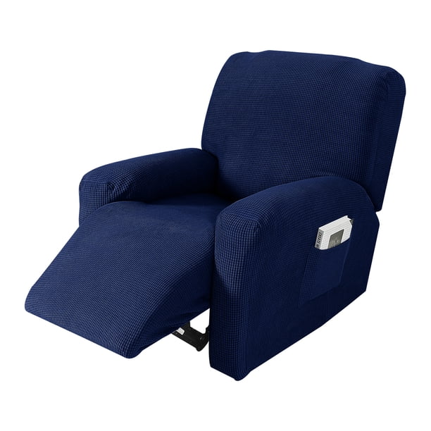 Funda para silla reclinable elástica de 4 piezas separadas para el hogar, dormitorio, sala de estar, funda para sofá, Protector suave, solo funda yeacher estándar