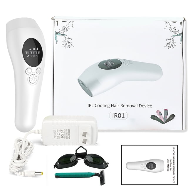 Amuliss-Depilación láser con refrigeración por hielo para mujer, dispositivo de Ipl depilación permanente, indolora, para axilas, piernas, brazos, Bikini