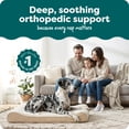 thumbnail image 3 of FurHaven Pet Dog Bed | Orthopedic Ultra Plush Luxe Lounger Pet Bed for Dogs & Cats, Cream, Jumbo Plus, 3 of 10