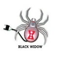 thumbnail image 3 of Hitch Critters Animated 2 Inch Funny Tow Ball Trailer Receiver Truck Car Hitch Cover And Brake Stop Light - Black Widow, 3 of 3