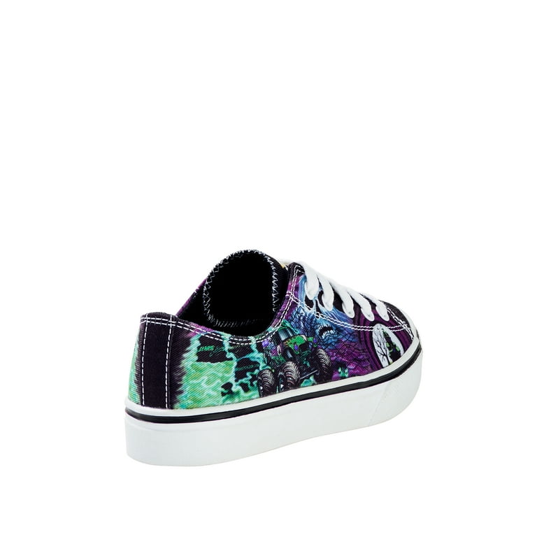 Monster Jam Little Boys Lace up Canvas Sneaker Walmart