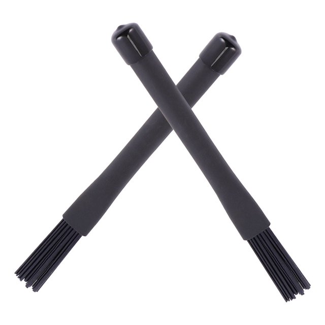 FESTFENDS Drumstick De Percusión Negro Con Punta De Nylon Antideslizante Ideal Para