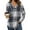 Blue, variant on Women's Hoodies Classic Plaid Print Hooded Sweatshirt Fall Winter Long Sleeve Loose Pullover Sweatshirts Tops