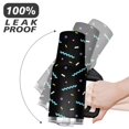 thumbnail image 6 of 40oz Abstract Geometric Pattern Stainless Steel Flip Straw Tumbler Spill Proof Travel Cup Double Wall Vacuum Insulated Coffee Mug with Top Handle, 6 of 6