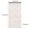 thumbnail image 3 of Bamboo Bead Curtain String Beaded Wooden Doorway Door Curtains Retro 27 Lines 35.4*69 inch, 3 of 19