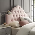 thumbnail image 3 of Modway Sovereign Full Diamond Tufted Performance Velvet Headboard in Pink, 3 of 7