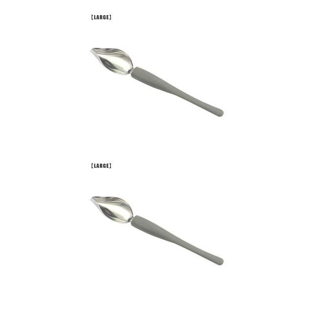 Wosthever Cuchara de salsa, de acero inoxidable, de lápiz artístico, herramienta de cuchara de dibujo artístico para repostería, Type3 NO3