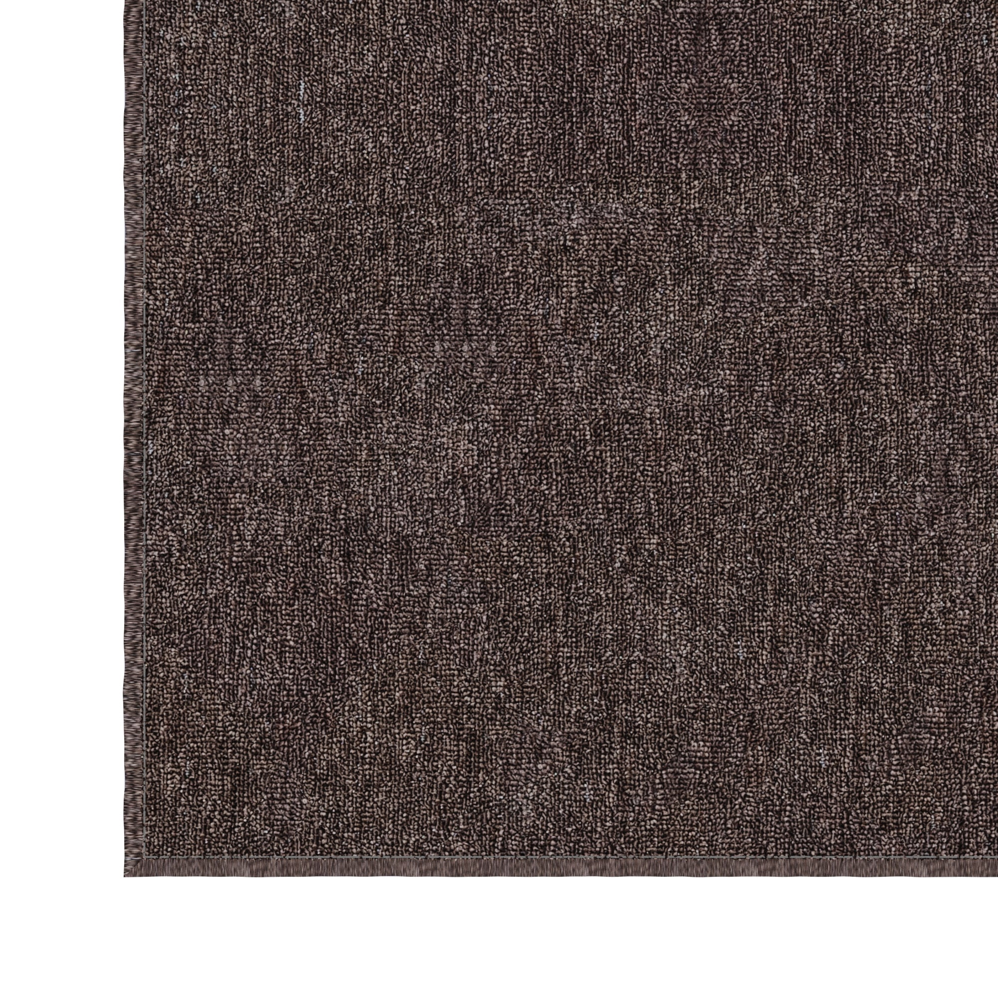 Ottomanson Non-Slip Hallway Runner Rug 20" x 59" Stain-Resistant Low Pile Carpet for Kitchen, Brown
