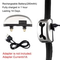 thumbnail image 3 of Collar eléctrico para mascotas Methold USB recargable grande pequeño impermeable negro, 3 of 6