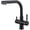 Black, variant on Promotion Solid Brass Three Ways Matte Black/White Kitchen Faucet Osmosis Tri Flow Sink Mixer 3 Way Water Filter Tap