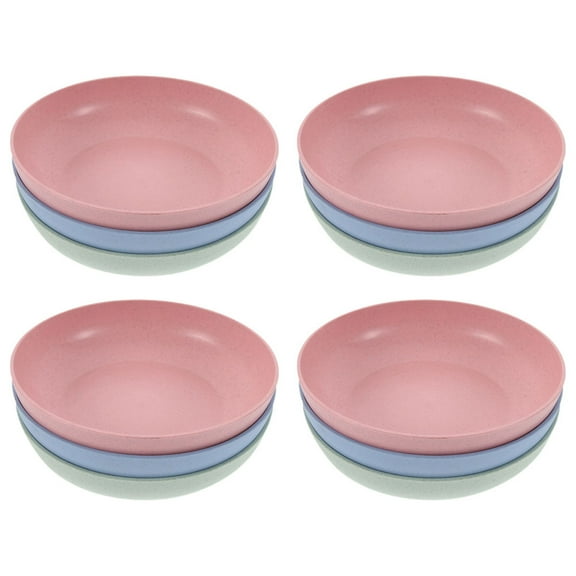 PBPBOX 12Pcs Pink Cat Feeding Bowl for Small Cats Dish Design