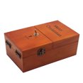 thumbnail image 2 of Caja Caja Inútil Descompresión Caja Inútil De Pino Natural Respetuosa Con El Medio Ambiente Con Botones De Metal Para Niños Adultos Marrón Feliz Navidad, 2 of 7