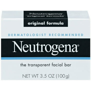 Neutrogena The Transparent Facial Bar Original Formula, 3.50 oz (Pack of 2)