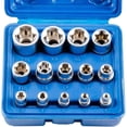 thumbnail image 2 of 14 Piece E4-E24 E-Torx Hex Female Torx Socket Set, 2 of 5