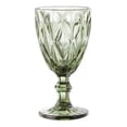 thumbnail image 2 of Juego de 6 Copas de Cristal Labrado VITTORI Vintage Color Verde Olivo 335 ml, 2 of 5