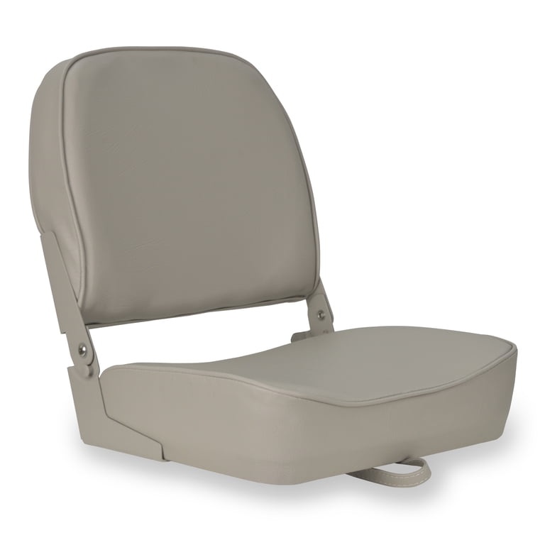 Springfield Marine Economy Folding Fishing Boat Seat, Gray photo 1