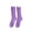 Purple, variant on Socks Women Beggar Shabby Ripped Hole Socks Ribbed Knit Fluorescent Solid Color Skateboard Tube Hosiery Compression Socks for Women Beige One Size