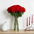 thumbnail image 6 of Nearly Natural Giant Rose Silk Flower Arrangement, 6 of 7