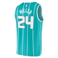thumbnail image 3 of Men's Fanatics Brandon Miller Teal Charlotte Hornets  Fast Break Replica Jersey - Icon Edition, 3 of 3