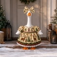 thumbnail image 4 of PYURTEP Christmas Porch Goose Outfits, 23 inch Reindeer Clothing Suit, Decorative Reusable Goose Outfits for Statue Yard Lawn Patio Christmas Decor, 4 of 7