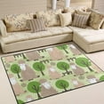 thumbnail image 2 of Dreamtimes Lightweight Soft Area Rugs, 80 x 58 inch（6'8" x 4'10"） Cute Sheep and Summer Garden Floor Mat for Kids Playing Room Hardwood Floor Living Room Nursery Rugs, 2 of 6