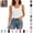 White, variant on Mfakffe Womens Tank Tops with Built In Bras Casual Workout Sleeveless Racerback Shirts Comfy Yoga Camisole Tops Undershirt (Black, S)