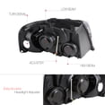 thumbnail image 4 of DNA Motoring For 03-06 Ford Expedition Black Amber Corner Headlight Lamps Pair Replacement, 4 of 5