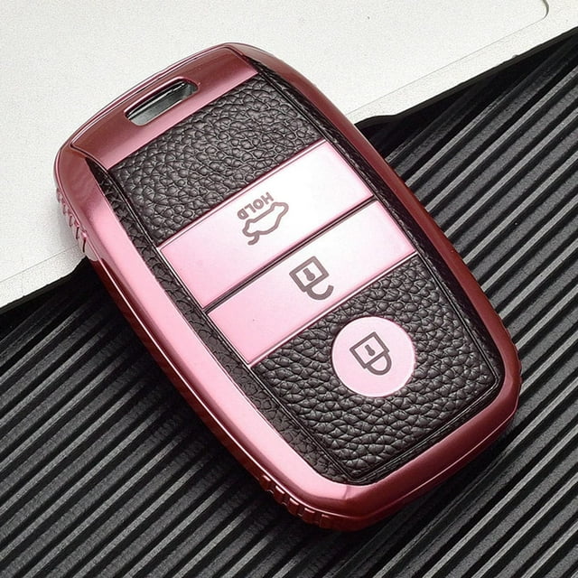 HAHDAXIA Leather Car Remote Key Case Cover Shell,Fit For KIA Rio Rio5 Sportage Ceed Cerato K3 KX3 K4 K5 Cerato Sorento Optima Cerato Picanto