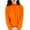 Orange-B, variant on Base Layer Tops For Women Knitted Crew Neck Long Sleeve Ribbed Pullover Casual Loose Fall Winter Trendy Blouse (XL, Yellow-A)