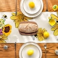 thumbnail image 3 of Bee Sunflower Summer Table Runner, Seasonal Spring Flowers Kitchen Dining Table Decoration for Home Party Decor, 3 of 7