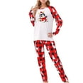 thumbnail image 1 of Conjunto cálido de Navidad para padres e hijos, pijama estampado para el hogar, conjunto de dos piezas para mamá Fridja  nalpqowj25853, 1 of 5